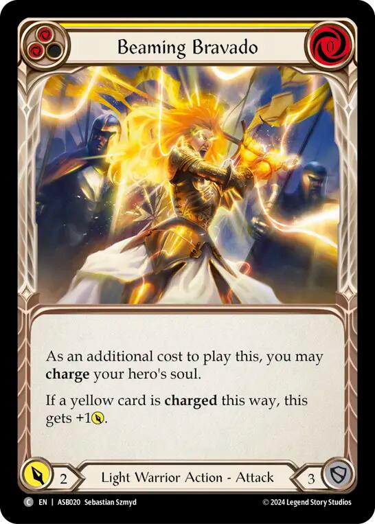 Beaming Bravado (Yellow) [ASB020] (Armory Deck: Boltyn) | Good Games Morley