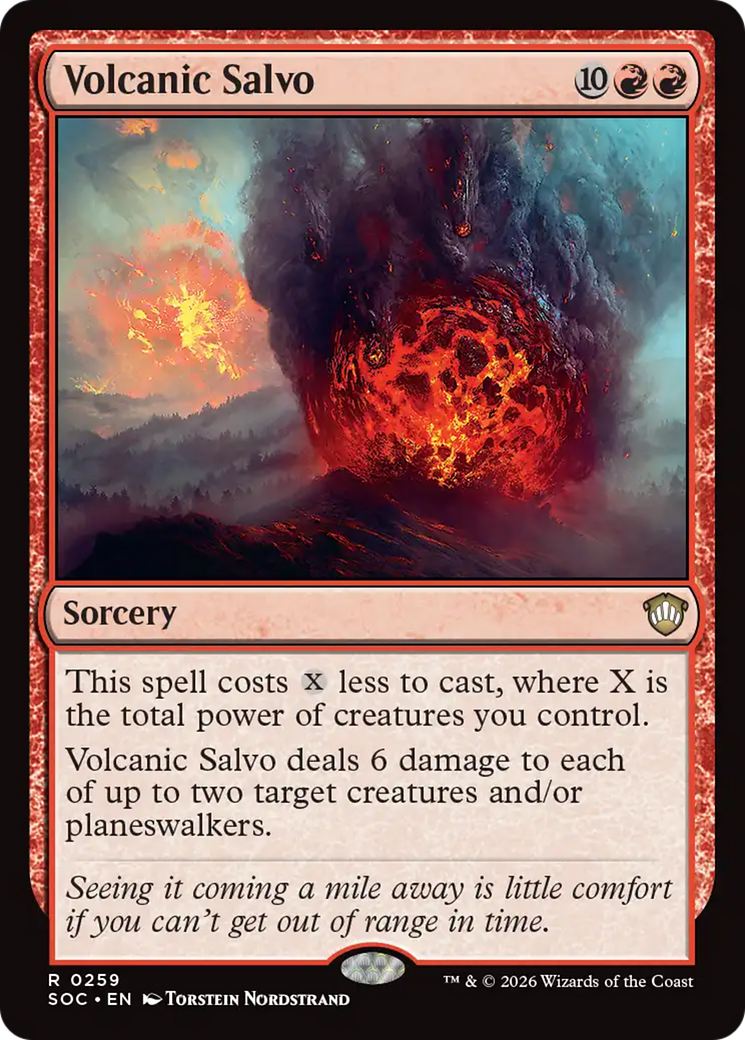 Volcanic Salvo [Secrets of Strixhaven Commander] | Good Games Morley