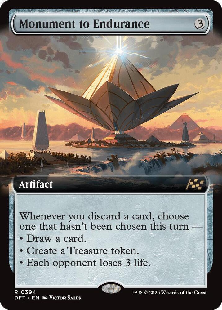 Monument to Endurance 394/291 (Aetherdrift)  - Extended Art Foil | Good Games Morley