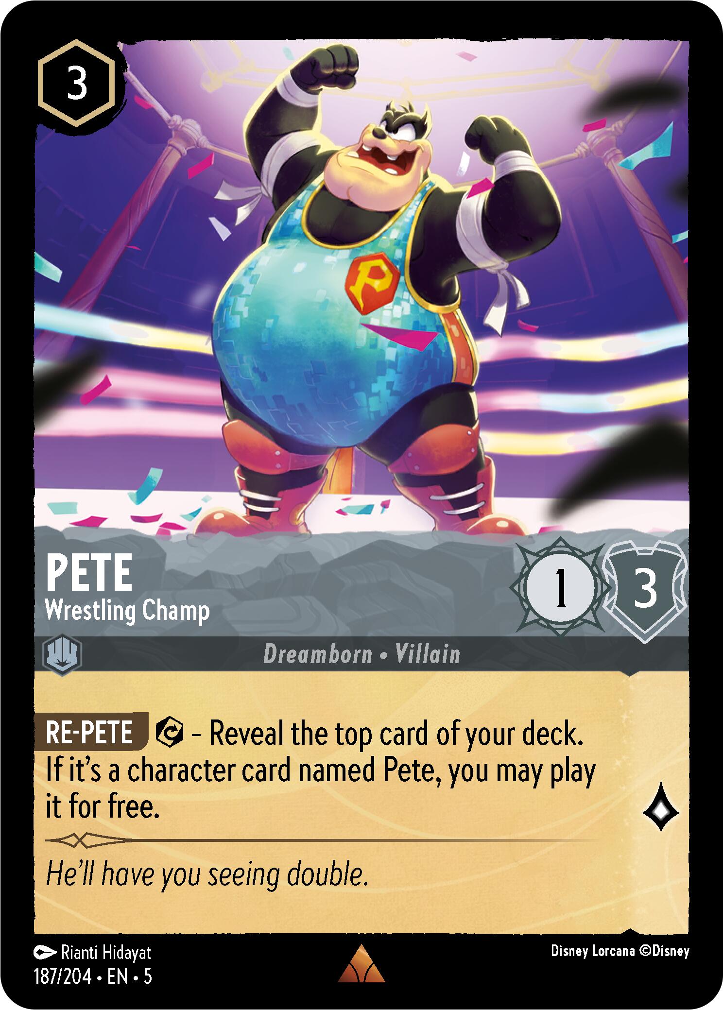 Pete - Wrestling Champ (187/204) [Shimmering Skies] | Good Games Morley