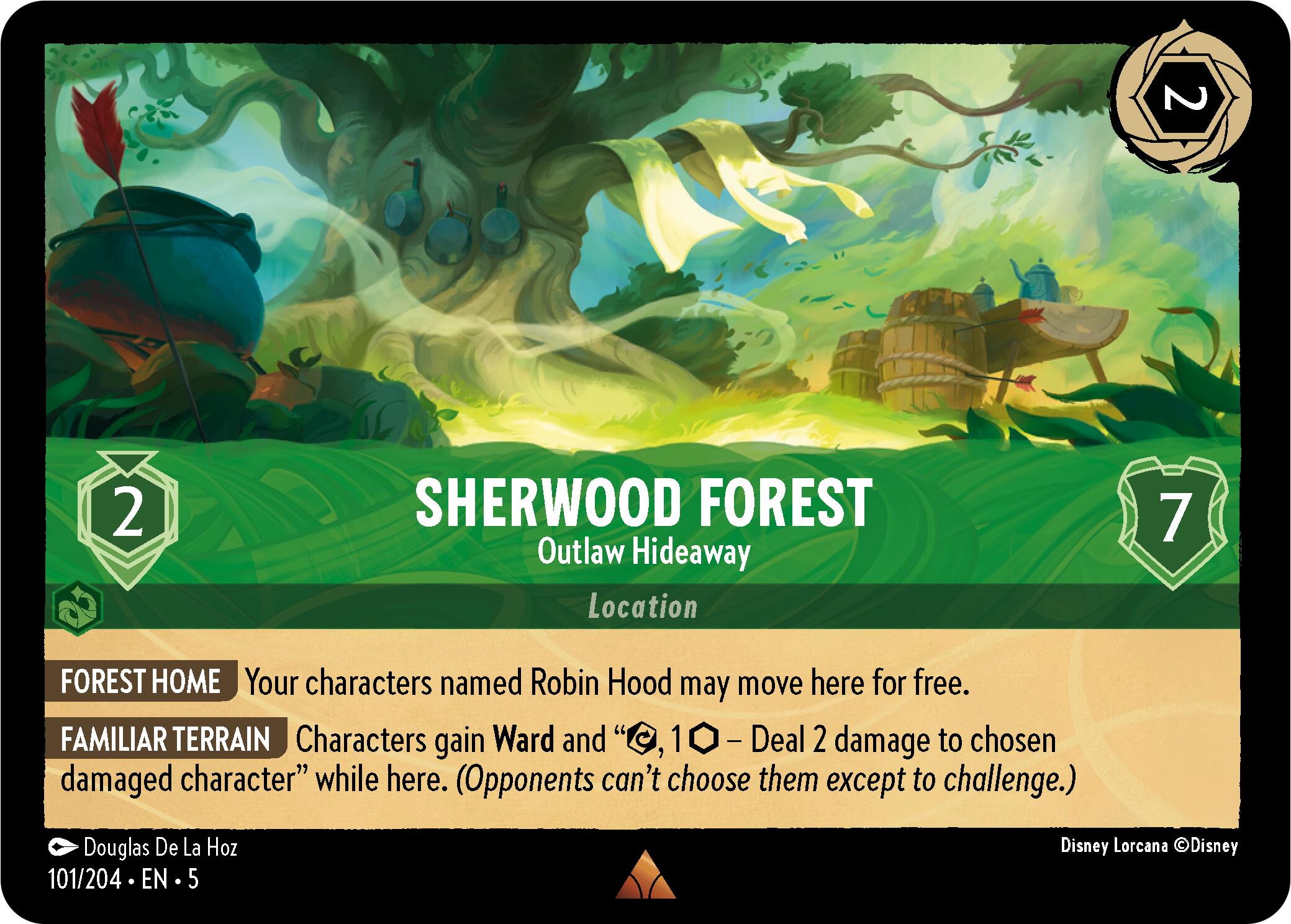 Sherwood Forest - Outlaw Hideaway (101/204) [Shimmering Skies] | Good Games Morley