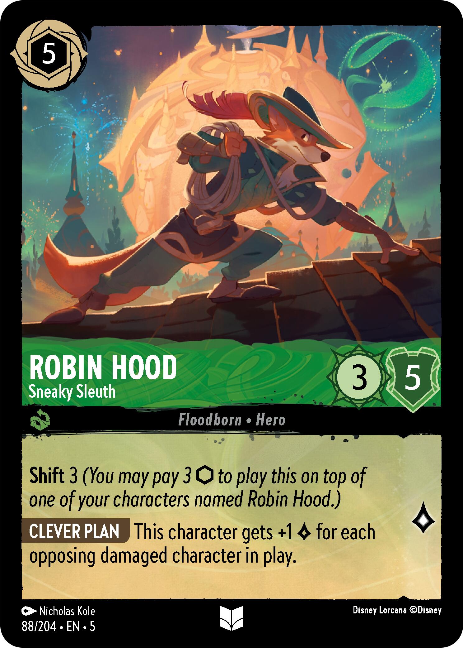 Robin Hood - Sneaky Sleuth (88/204) [Shimmering Skies] | Good Games Morley