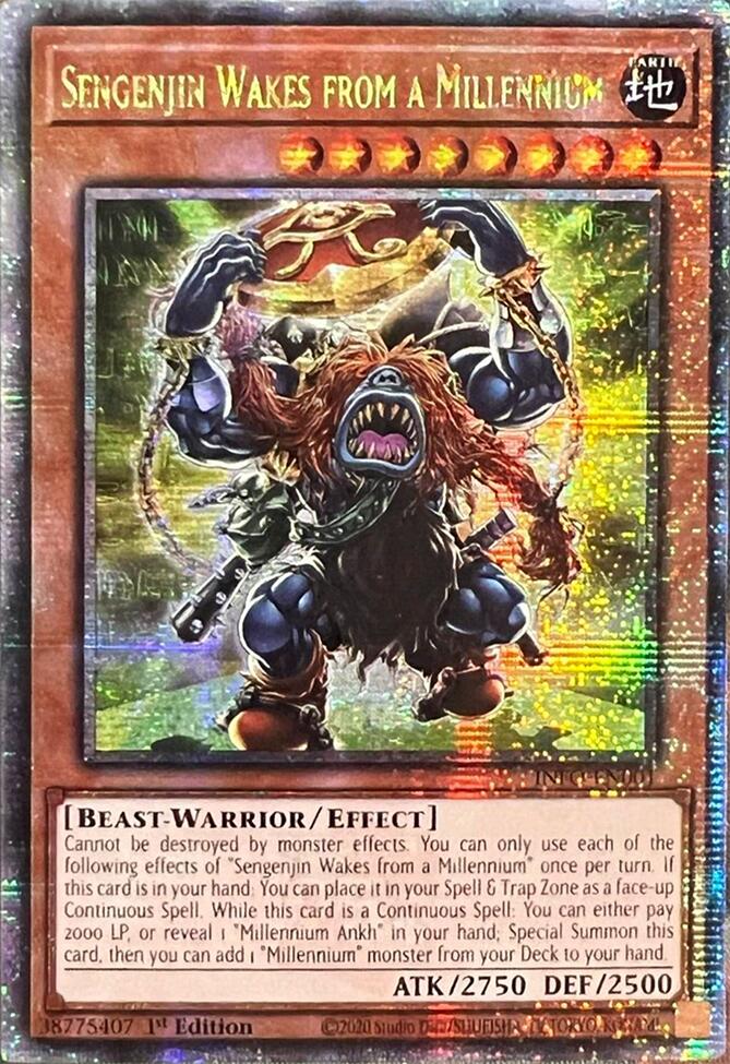 Sengenjin Wakes from a Millennium (Quarter Century Secret Rare) [INFO-EN001] Quarter Century Secret Rare | Good Games Morley