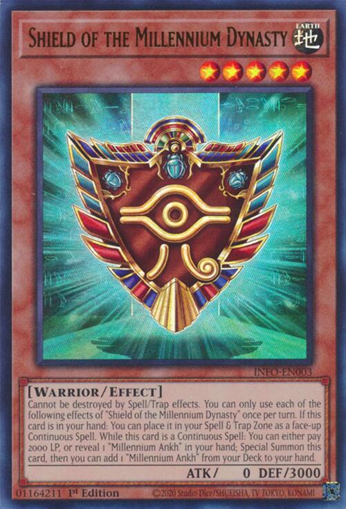 Shield of the Millennium Dynasty [INFO-EN003] Ultra Rare | Good Games Morley