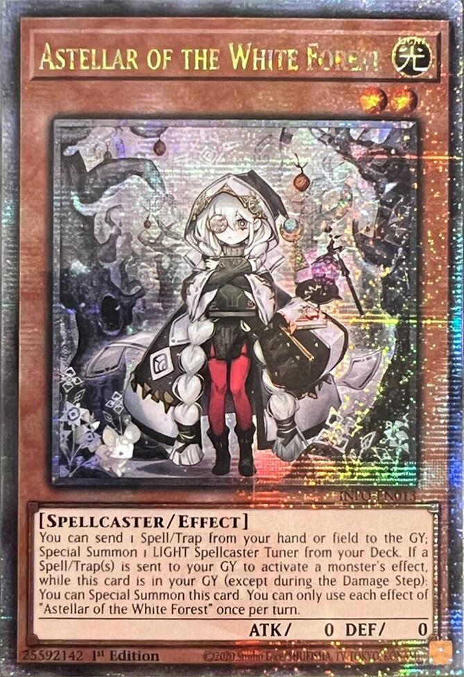 Astellar of the White Forest (Quarter Century Secret Rare) [INFO-EN013] Quarter Century Secret Rare | Good Games Morley