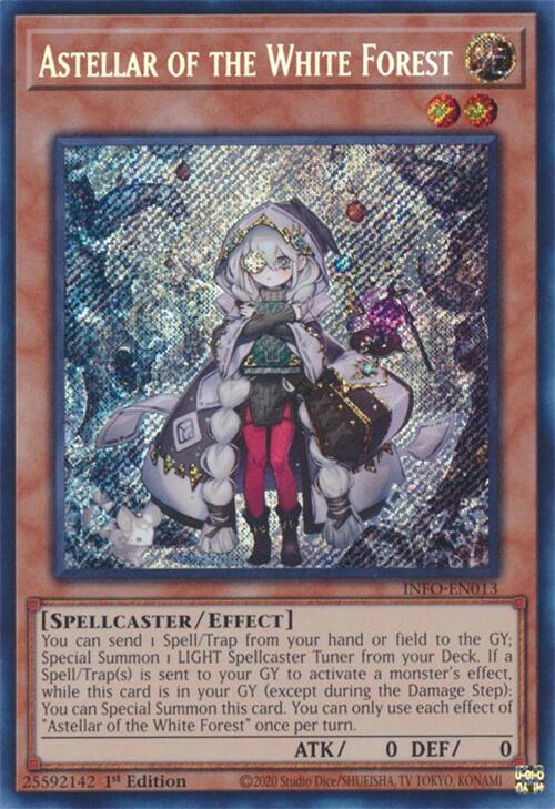 Astellar of the White Forest [INFO-EN013] Secret Rare | Good Games Morley