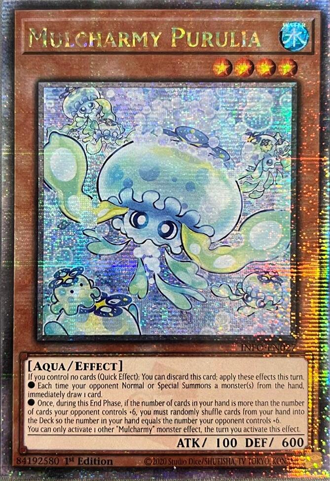 Mulcharmy Purulia (Quarter Century Secret Rare) [INFO-EN027] Quarter Century Secret Rare | Good Games Morley