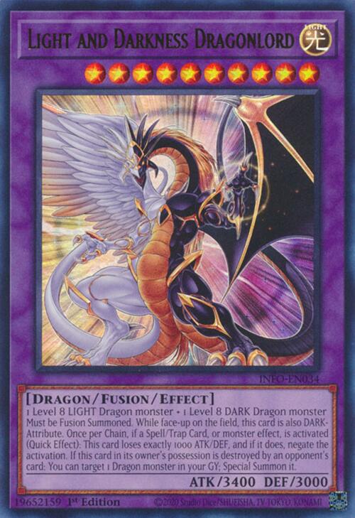 Light and Darkness Dragonlord [INFO-EN034] Ultra Rare | Good Games Morley