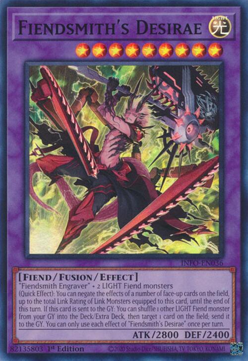 Fiendsmith's Desirae [INFO-EN036] Super Rare | Good Games Morley