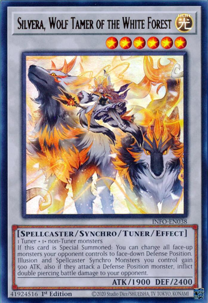 Silvera, Wolf Tamer of the White Forest [INFO-EN038] Ultra Rare | Good Games Morley