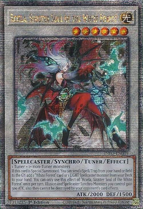 Rciela, Sinister Soul of the White Forest (Quarter Century Secret Rare) [INFO-EN039] Quarter Century Secret Rare | Good Games Morley