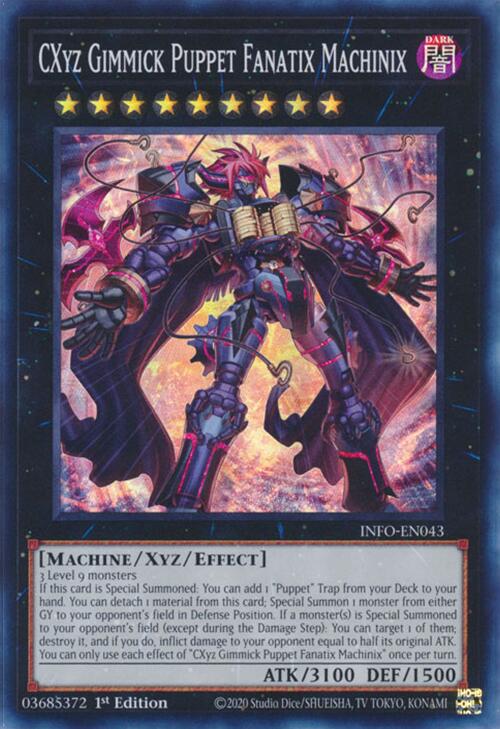 CXyz Gimmick Puppet Fanatix Machinix [INFO-EN043] Super Rare | Good Games Morley