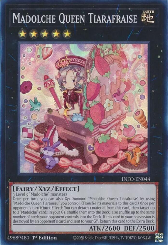 Madolche Queen Tiarafraise [INFO-EN044] Super Rare | Good Games Morley
