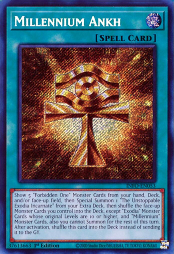 Millennium Ankh [INFO-EN053] Secret Rare | Good Games Morley