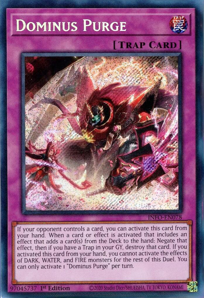 Dominus Purge [INFO-EN078] Secret Rare | Good Games Morley