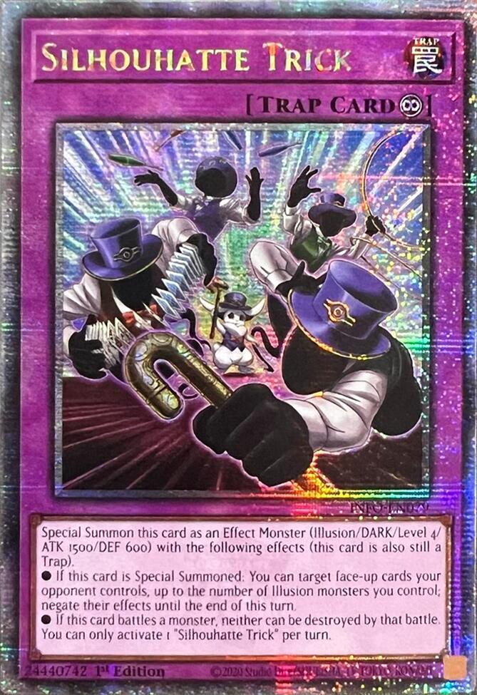 Silhouhatte Trick (Quarter Century Secret Rare) [INFO-EN079] Quarter Century Secret Rare | Good Games Morley