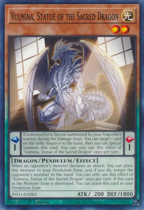 Vulmina, Statue of the Sacred Dragon [INFO-EN082] Common | Good Games Morley