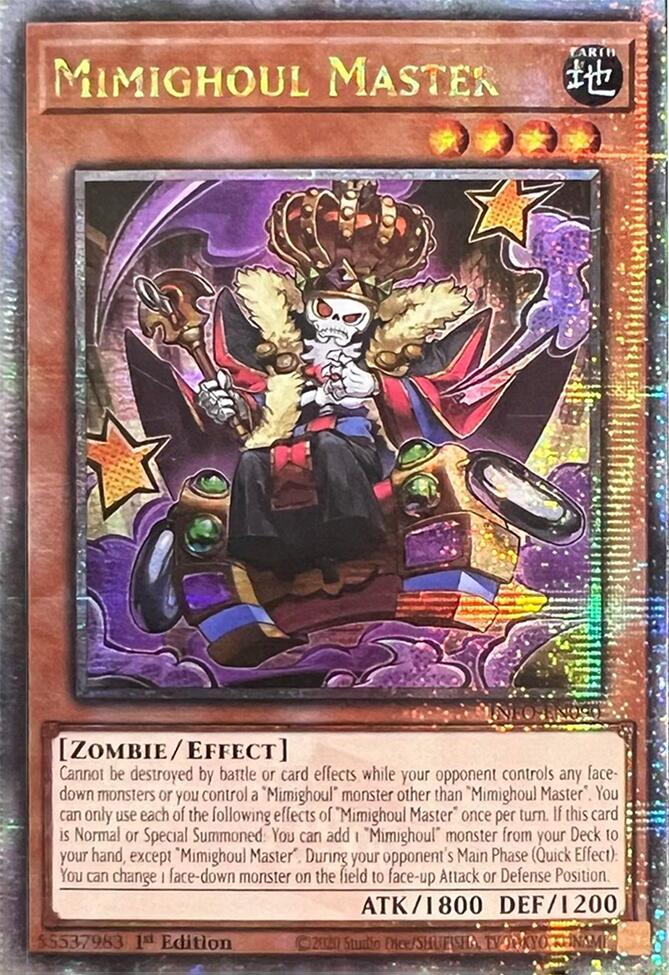 Mimighoul Master (Quarter Century Secret Rare) [INFO-EN090] Quarter Century Secret Rare | Good Games Morley