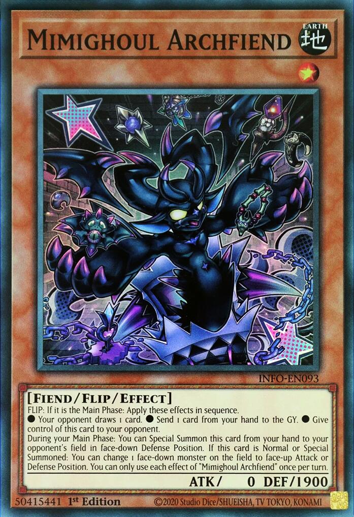Mimighoul Archfiend [INFO-EN093] Super Rare | Good Games Morley
