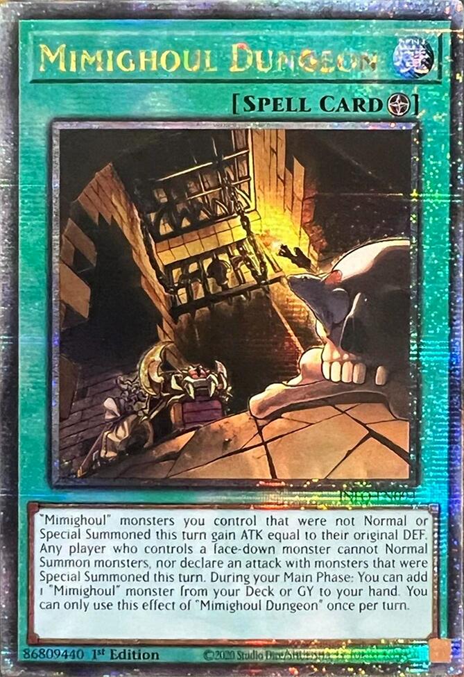 Mimighoul Dungeon (Quarter Century Secret Rare) [INFO-EN094] Quarter Century Secret Rare | Good Games Morley