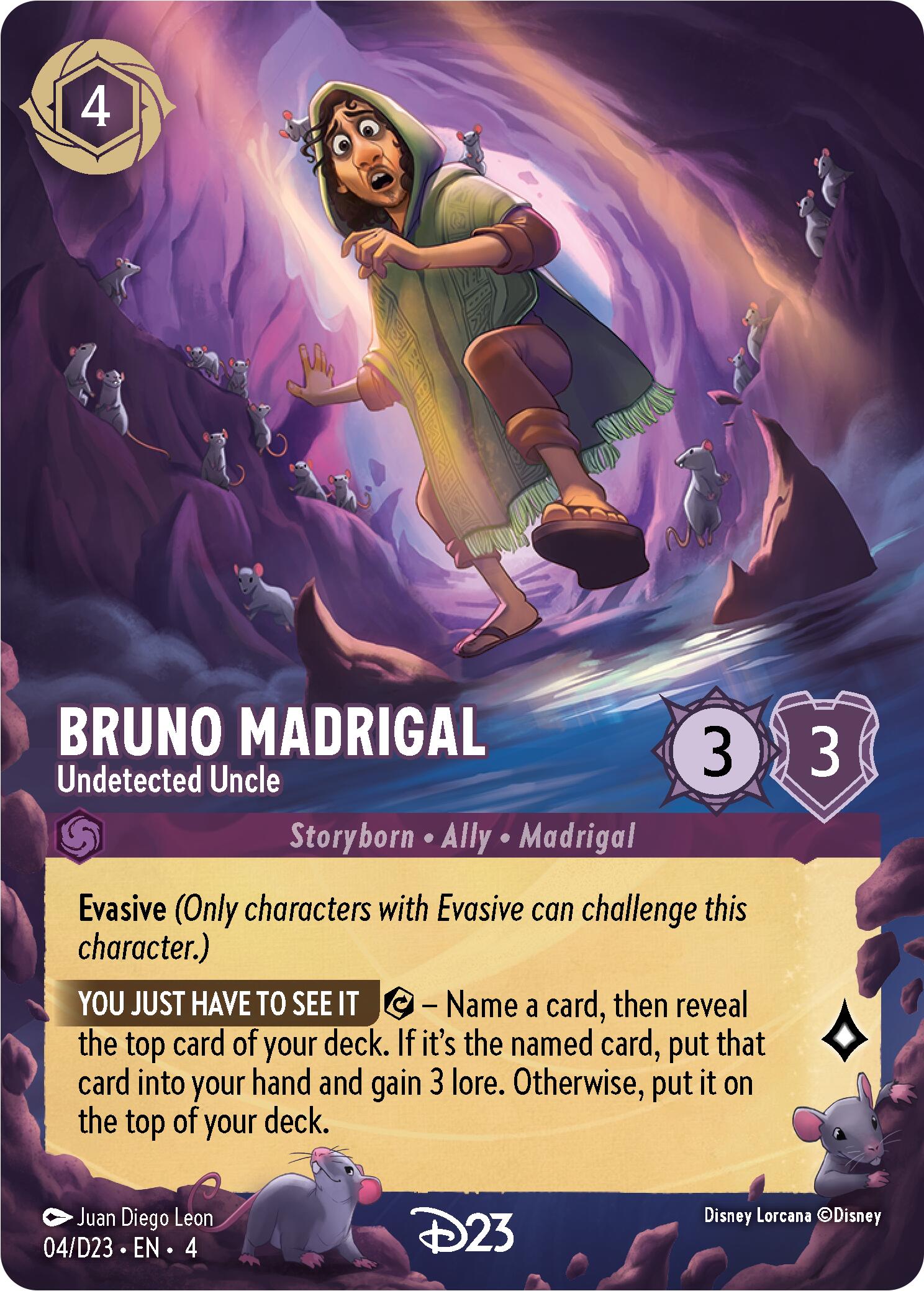 Bruno Madrigal - Undetected Uncle (4) [D23 Promos] | Good Games Morley