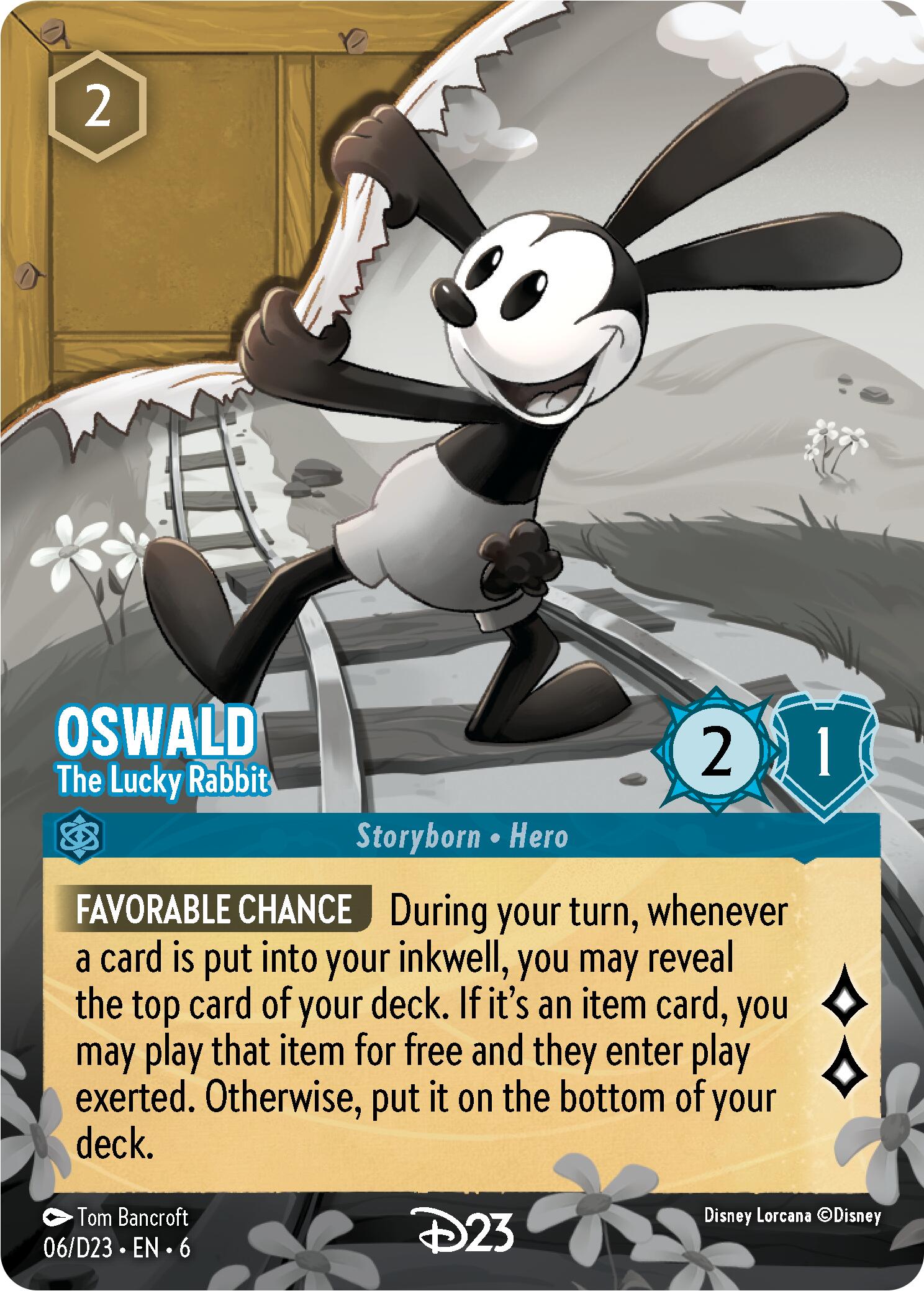 Oswald - The Lucky Rabbit (6) [D23 Promos] | Good Games Morley