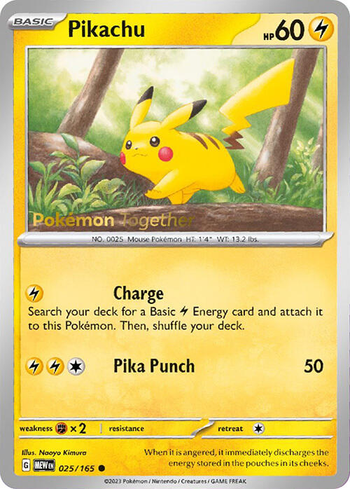 Pikachu (025/165) (PokePost Promo) [Scarlet & Violet 151] | Good Games Morley