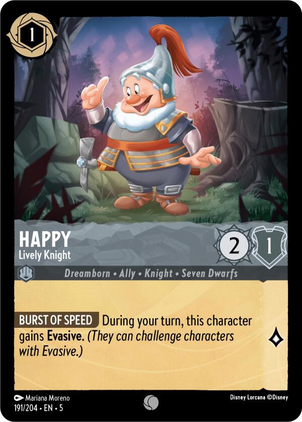 Happy - Lively Knight (191/204) [Shimmering Skies] | Good Games Morley