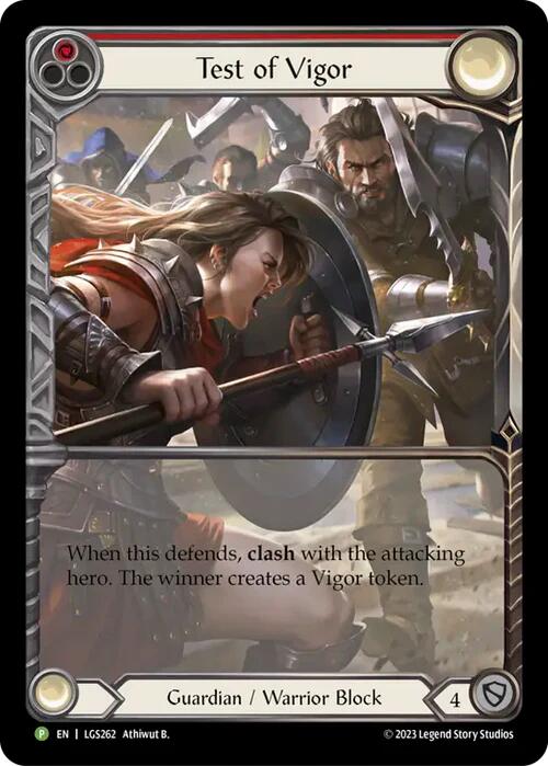 Test of Vigor [LGS262] (Promo)  Rainbow Foil | Good Games Morley