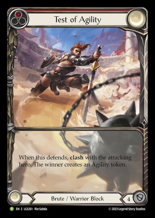 Test of Agility [LGS261] (Promo)  Rainbow Foil | Good Games Morley