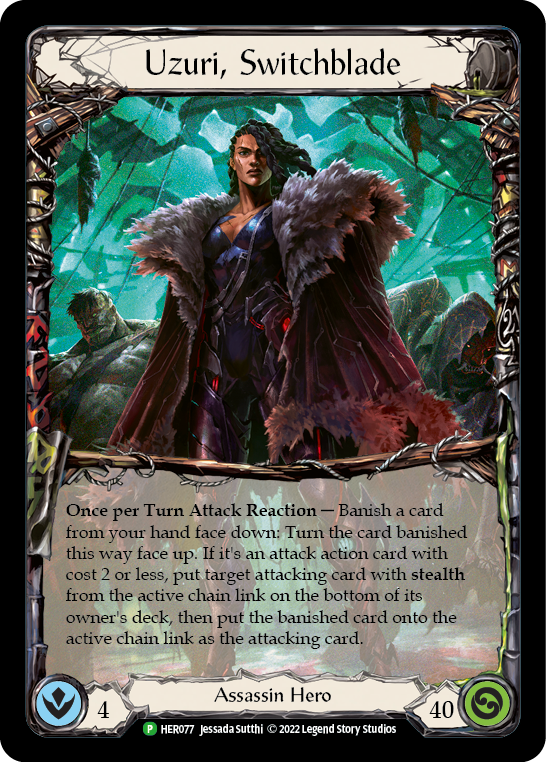Uzuri, Switchblade [HER077] (Promo)  Cold Foil | Good Games Morley