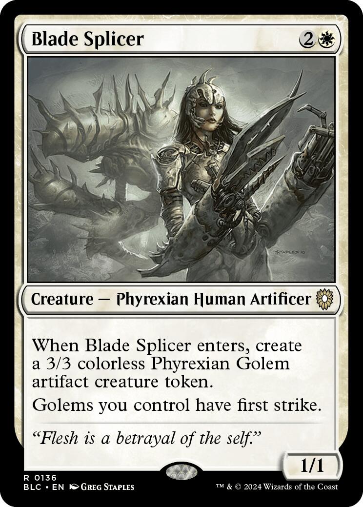 Blade Splicer [Bloomburrow Commander] | Good Games Morley