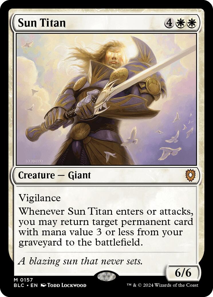 Sun Titan [Bloomburrow Commander] | Good Games Morley