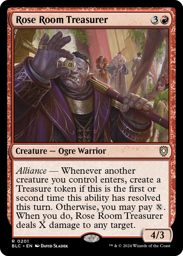 Rose Room Treasurer [Bloomburrow Commander] | Good Games Morley