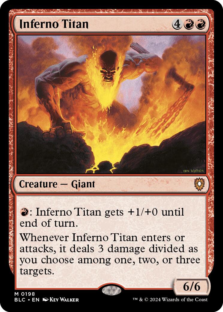 Inferno Titan [Bloomburrow Commander] | Good Games Morley