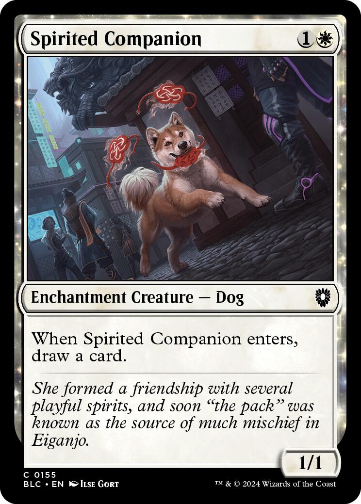 Spirited Companion [Bloomburrow Commander] | Good Games Morley