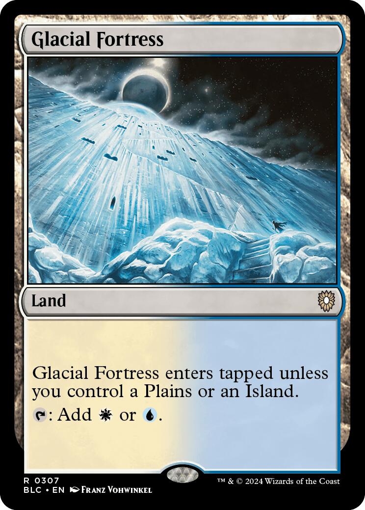 Glacial Fortress [Bloomburrow Commander] | Good Games Morley