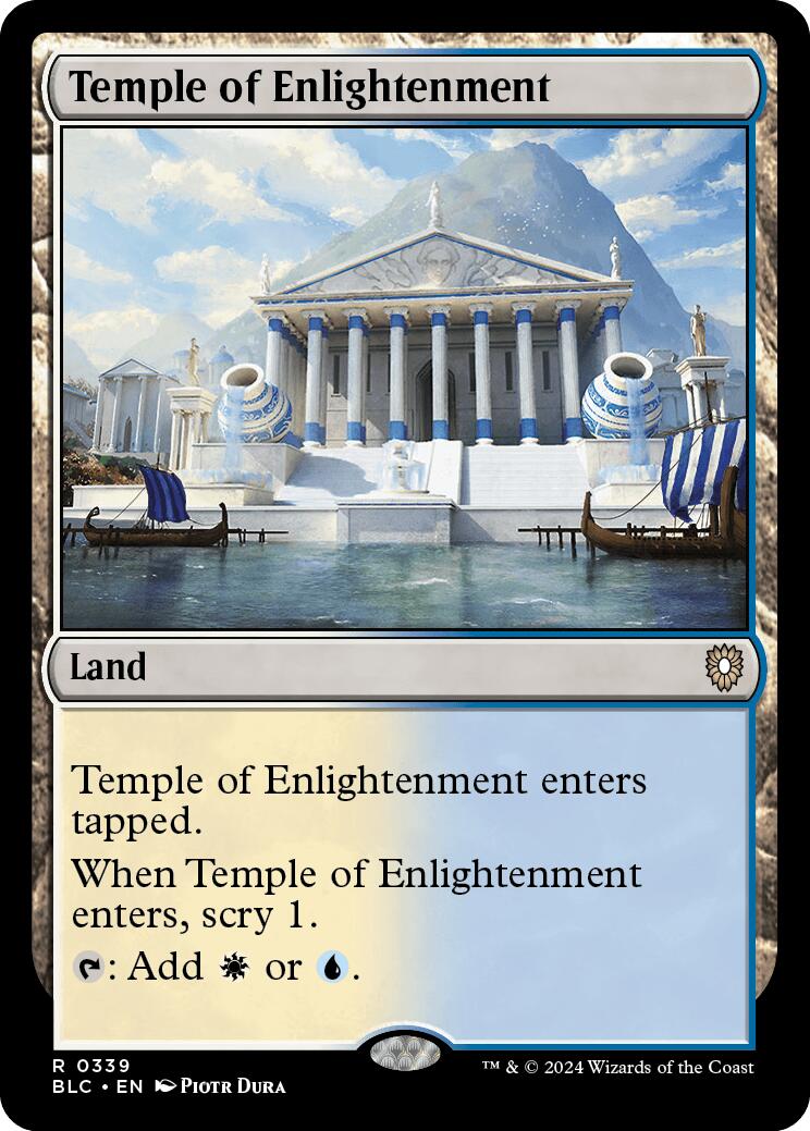 Temple of Enlightenment [Bloomburrow Commander] | Good Games Morley