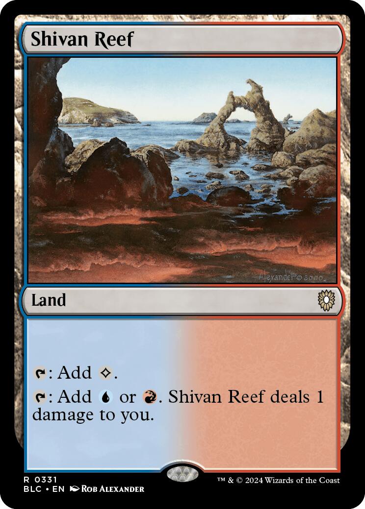 Shivan Reef [Bloomburrow Commander] | Good Games Morley