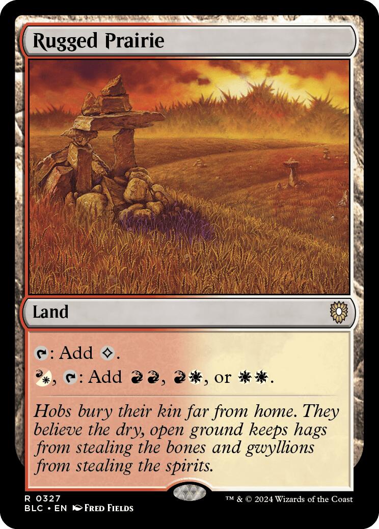 Rugged Prairie [Bloomburrow Commander] | Good Games Morley