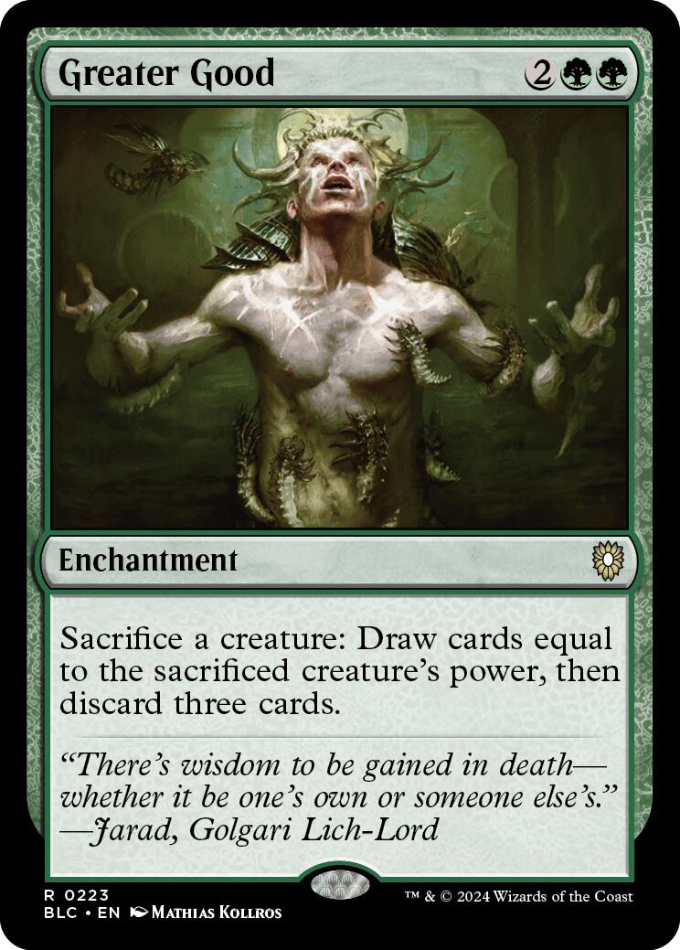 Greater Good [Bloomburrow Commander] | Good Games Morley