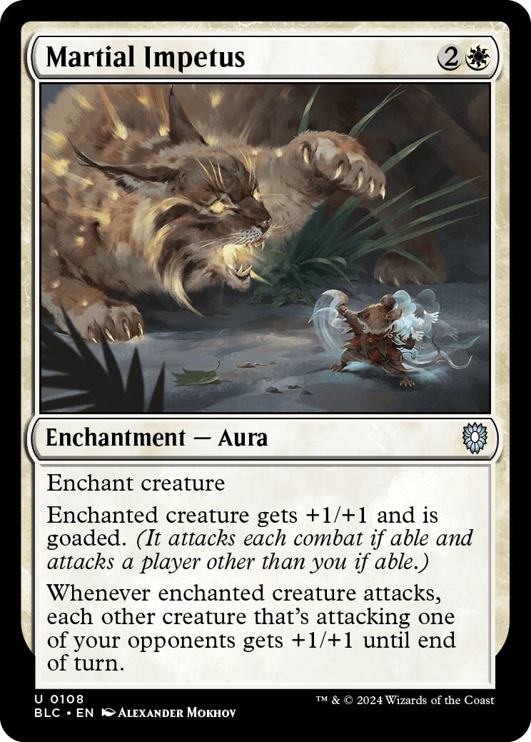 Martial Impetus [Bloomburrow Commander] | Good Games Morley