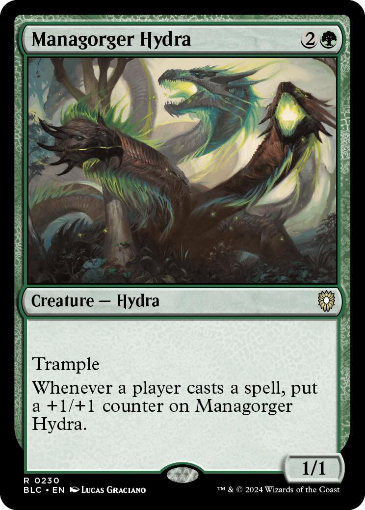 Managorger Hydra [Bloomburrow Commander] | Good Games Morley