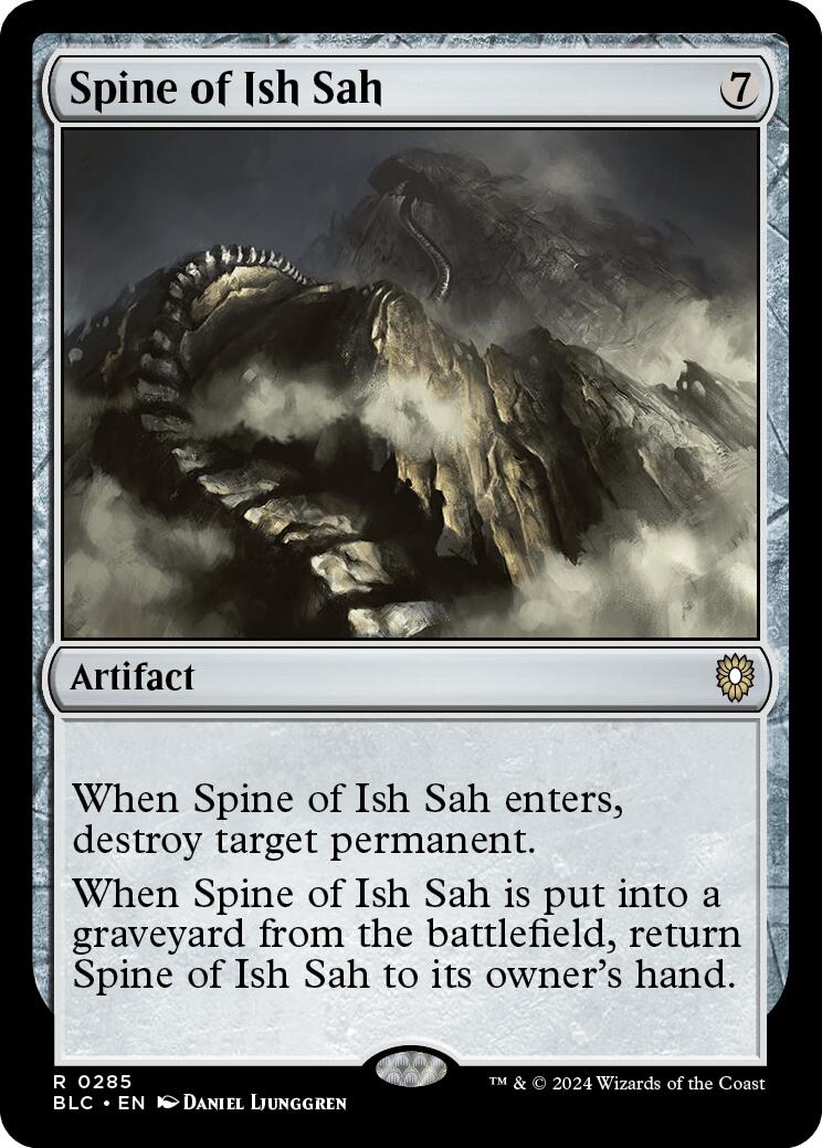 Spine of Ish Sah [Bloomburrow Commander] | Good Games Morley