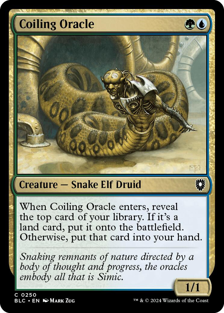 Coiling Oracle [Bloomburrow Commander] | Good Games Morley