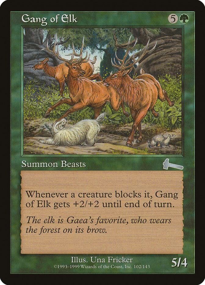 Gang of Elk 102/143 (Urza's Legacy)  - Foil | Good Games Morley