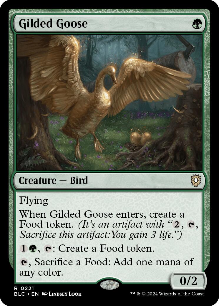 Gilded Goose [Bloomburrow Commander] | Good Games Morley
