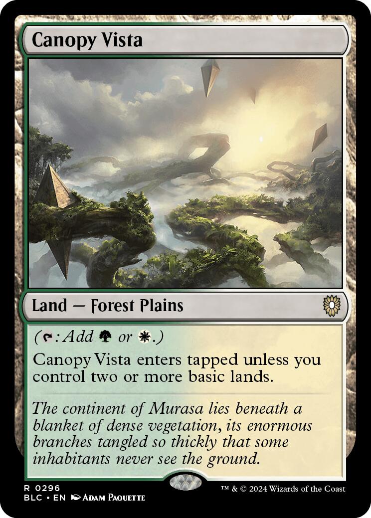 Canopy Vista [Bloomburrow Commander] | Good Games Morley