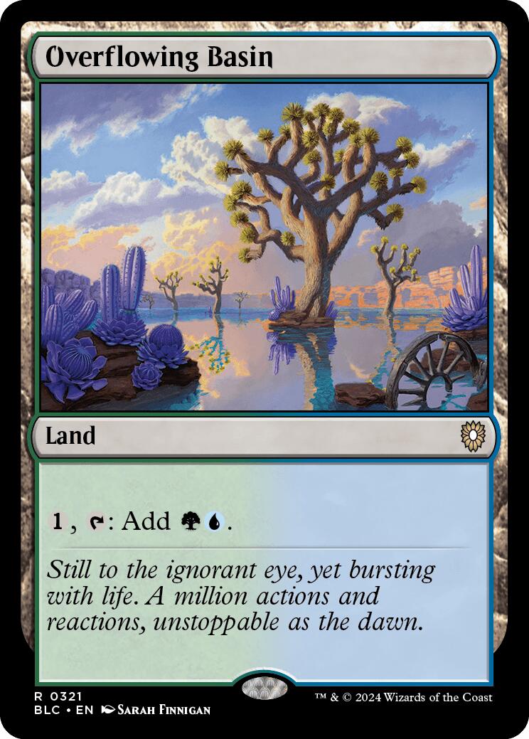 Overflowing Basin [Bloomburrow Commander] | Good Games Morley