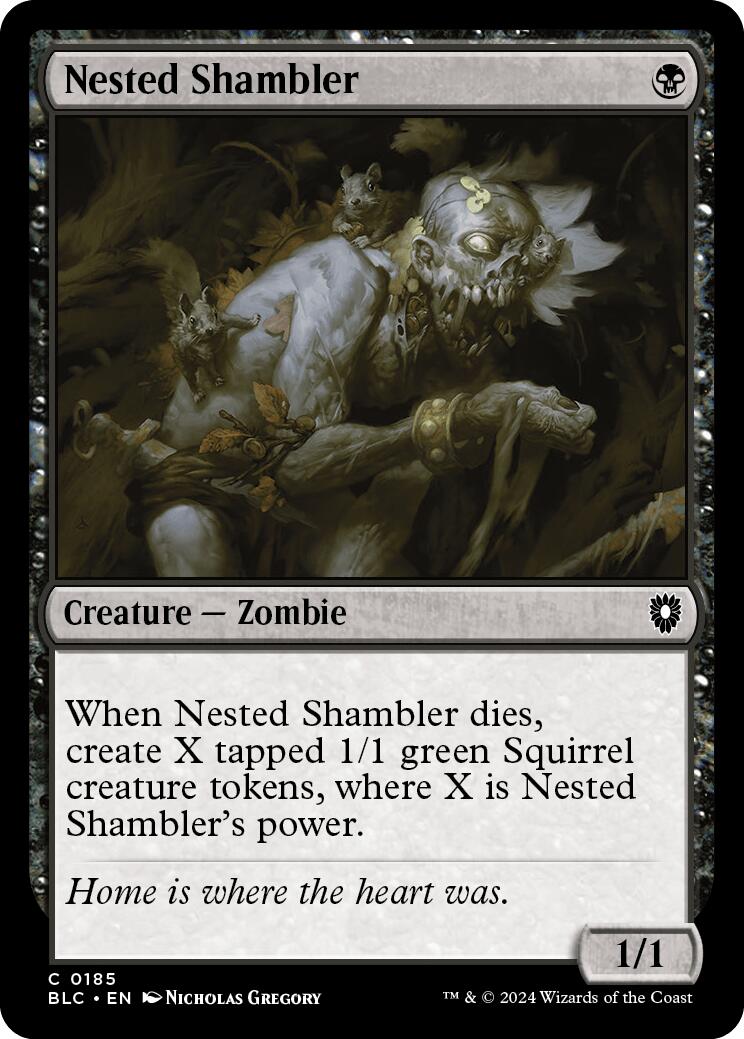 Nested Shambler [Bloomburrow Commander] | Good Games Morley
